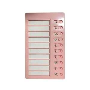 Pizarra de Plástico con Logotipo Personalizado, Lista de Tareas, Dispositivo de Autodisciplina, Gestión de Buenos Hábitos para Niños, Planificador DIY - Product Image 4