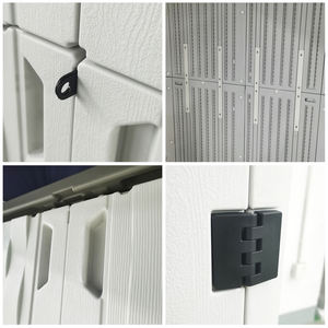 VERTAK 1472L Caixa de Armazenamento Retangular Moderna em Plástico HDPE para Jardim, Armazém e Móveis Externos - Product Image 5