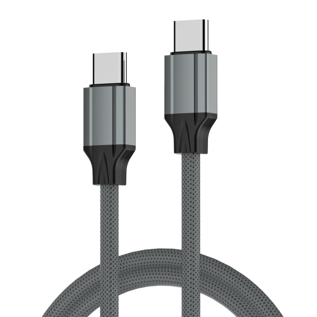 LDNIO LC441C PD 65W 5A TPE Cable Super Fast Charging Data USB-C to USB-C for Phone with Foil Shielding and Earphone Use