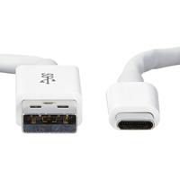 Cable USB 3.0 Tipo-C Superrápido de 3A y 1M con Conductor de Cobre Puro y Revestimiento de PVC para Computadoras, Teléfonos Móviles y Bancos de Energía
