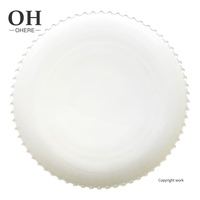 Assiettes à dîner en céramique blanche en porcelaine en gros avec une bonne qualité à bas prix pour toutes les occasions Vaisselle en porcelaine