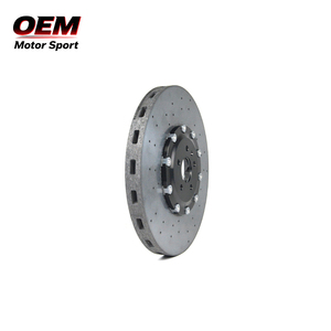 Disco de Freno Delantero de Cerámica de Carbono para Auto Deportivo OEM MOTOR SPORT, para Audi SQ7 quattro, 50% Mejora en el Rendimiento de Frenado - Product Image 5