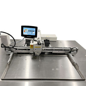 シングルニードルプログラム可能自動コンピューターミシン衣服用800 * 400mmビッグサイズロックステッチ形成プラスチック - Product Image 2