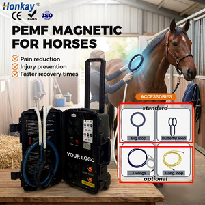 Máquina portátil de terapia PEMF con bucle grande, bucle mariposa, dispositivo de bucle PEMF Xwing para uso en animales - Product Image 1