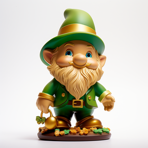 OEM Custom ized Cartoon <span class=keywords><strong>Leprechaun</strong></span> Qualität Custom Art Maßstab Vinyl PVC Action figuren - Product Image 1