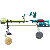 Équipement multifonctionnel de carbonisation et de séchage continu des coques de riz à tambour rotatif, ligne de production de charbon de bois tout-en-un