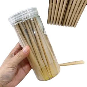 Rolo de Papel Conical Personalizado de 109mm, Marrom, Não Branqueado, Biodegradável e Descartável para Papéis de Enrolar com Um Lado - Product Image 1