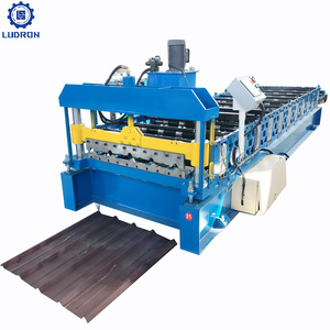 เครื่องขึ้นรูปกระเบื้องหลังคาชั้นเดียวและเครื่องขึ้นรูปโลหะ บริการ OEM ODM เครื่องขึ้นรูปแผ่น<span class=keywords><strong>หลังคา</strong></span>เคลือบฟิล์ม - Product Image 3