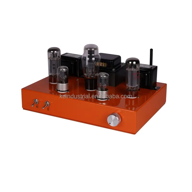 EL34 싱글 엔드 블루투스 오렌지 진공 튜브 오디오 앰프 OEM 컬러
