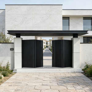 Porte pliante à ciseaux <span class=keywords><strong>4M</strong></span> pour patio et véranda, écran d'intimité rétractable en <span class=keywords><strong>aluminium</strong></span> - Product Image 3