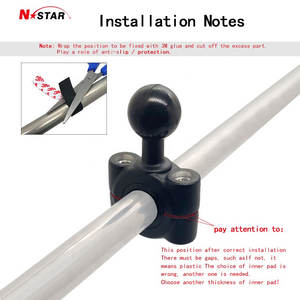 ขายึด Vesa สำหรับ <span class=keywords><strong>LG</strong></span>, ขายึดแบบยึดเสายาว1นิ้วหัวบอลที่วางบนพนักพิงศีรษะบนรถแท็บเล็ตติดตั้งอะแดปเตอร์ Vesa ขนาดใหญ่100มม. สำหรับ <span class=keywords><strong>LG</strong></span> - Product Image 5