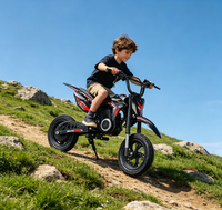 Nueva Moto Eléctrica de Bolsillo de 2 Ruedas 2026, Motor de 24V 180W, Motocicleta Todoterreno Tipo Harley para Niños de 5 a 12 Años, Patinetes para Niños