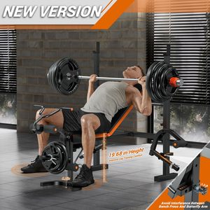 Multi-Function Iron Durable Adjustable Foldable Weight Lifting Power Rack Gym Fitness Equipment Strength <b>Dumbbell</b> Bench - Product Image 4