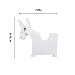 Desktop Mule Note Clip White Stainless Steel Card Holder Office Desk Organizer Memo Clip Gift For Home And Office Use - Product Image 4