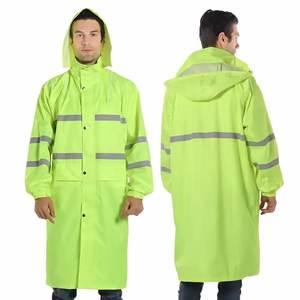 Imperméable de travail XL réfléchissant pour <span class=keywords><strong>patrouille</strong></span> routière et chantier, avec logo, imperméable et réfléchissant - Product Image 5