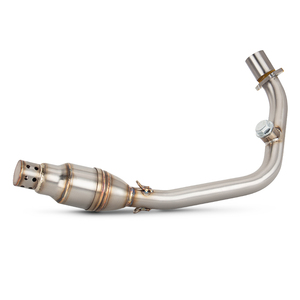 สำหรับรถเวสป้า <span class=keywords><strong>150</strong></span> สปริ้นท์ พรีมาเวร่า ปี 2014-2024 ระบบท่อไอเสียรถจักรยานยนต์แบบดัดแปลง ท่อเชื่อมต่อด้านหน้า ขนาด 51 มม. พร้อมตัวลดเสียง DB Killer - Product Image 1