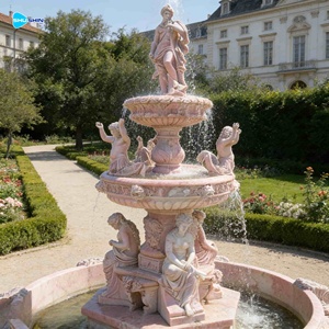 Grande <span class=keywords><strong>Fontana</strong></span> da Giardino per Esterni in Stile Europeo a 3 Livelli in Marmo Bianco Naturale - Product Image 5