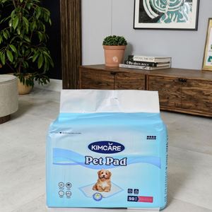 Tapis d'apprentissage pour chiots KIM CARE personnalisables avec logo, jetables, anti-fuites, séchage rapide, super absorbants, extra grands pour chiens - Product Image 1