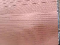Panneaux de bois flexibles en MDF avec placage HPL ignifuge à âme rose pour meubles de cuisine et de salle de bain, sans formaldéhyde E0
