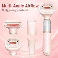 Aspirateur de toilettage silencieux pour chats et chiens, outil 3-en-1 pour l'élimination des poils, le toilettage et le séchage, idéal pour les propriétaires d'animaux occupés, offre en gros pour les détaillants