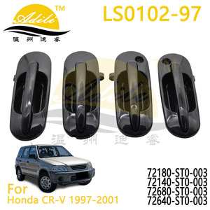 มือจับประตู Justice สำหรับ Honda CR-V ปี 1997-2001 สีดำ รุ่น LS0102 97 72180 ST0 003 72140 ST0 003 - Product Image 1