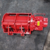 Mini treuil hydraulique à double tambour avec moteur hydraulique SAI GN certifié CE, machine de levage robuste pour treuil de grue de forage