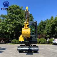 Rippa Miniature Bager Industrial Escavatore Machinery Bagger 1Ton 2Ton Multipurpose Mini Excavator