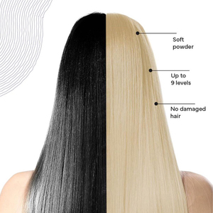 ผงฟอกสีผมสีขาวฟ้า ขนาด 9.5 เลเวล 500 มล. ปราศจากฝุ่น สำหรับฟอกสีผม - Product Image 6