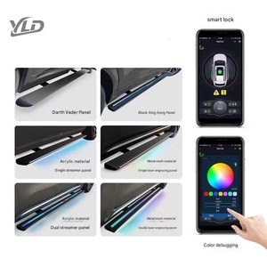 Estribo Lateral Eléctrico Automático <span class=keywords><strong>de</strong></span> Aluminio Popular YLD para Jeep Wrangler JL 4 <span class=keywords><strong>Puertas</strong></span> Sahara <span class=keywords><strong>Rubicon</strong></span> 2018-2024 - Product Image 3