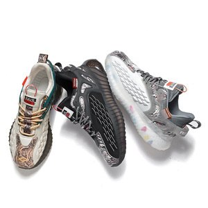 รองเท้าวิ่งผู้ชายคุณภาพสูงแบบขายส่ง รองเท้าวิ่งบนถนน รองเท้ากรีฑา ผ้าตาข่ายยืดหยุ่น ระบายอากาศได้ดี แบบผูกเชือก หุ้มข้อต่ำ - Product Image 4