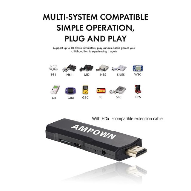 2023 Popular design console with 10000 retro games vs gd10 game stick lite 4k HD Retro video game consoles