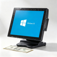 Terminal Punto de Venta Todo en Uno con Pantalla Táctil de 15 Pulgadas, Caja Registradora, Windows I5, DDR3 8G, Terminal de Facturación para Pequeños Negocios