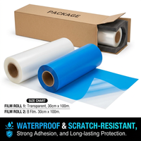 Film autocollant PET haute adhérence 3T UV DTF en rouleau format A4/A3 pour impression numérique à faible coût, transfert thermique sur vêtements et textiles, imprimante UV DTF