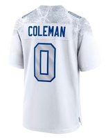 Maillot de football américain brodé de haute qualité pour la vente en gros, avec les numéros 17 Allen, 0 Keon Coleman, 4 James Cook, 10 SHAKIR, 73 DAWKINS