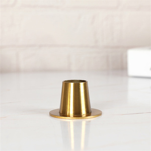 Solid Gold <strong>Brass</strong> <strong>Candle</strong> <strong>Holders</strong> Diamond-Shaped Taper Candlesticks with Pillar <strong>Holder</strong> for Home Decoration - Product Image 6