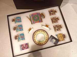 Best-selling Luxury 11pcs and 15pcs Ceramic <b>Tea</b> Set Gold Handle Bone China Coffee Cup - Product Image 5
