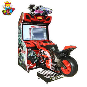 Máquina de juego de carreras de coches, simulador de moto gp operado por monedas, gran oferta