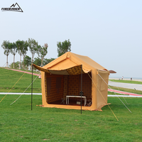 `9 ㎡   Tente gonflable arabe en Oxford 600D PU3000 imperméable avec intérieur imprimé pour la vie en plein air