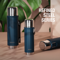 Haers Wholesale Bouteille d'eau en acier inoxydable 450ml écologique réutilisable isolée sous vide