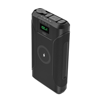 Station d'alimentation solaire 76800mAh PD100W, batterie 18650, banque d'alimentation pour ordinateur portable, batterie de secours pour CPAP, camping, pêche à la carpe avec LED