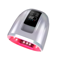 Lampe à ongles LED UV sans fil Pro Cure 90w rose dégradé 2023, sans fil et rechargeable pour salon de manucure