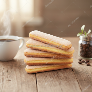Galletas Savoiardi Italianas con Sabor a Huevo Dulce, Obleas de Azúcar, Certificación BRC, Empaque en Caja - Product Image 3
