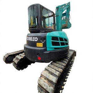 Vente Flash ! ! Mini-excavatrice Kobelco SK50 SK60 d'occasion, modèle 2020, poids opérationnel de 5 tonnes, godet de pelle, très bon état de fonctionnement - Product Image 1