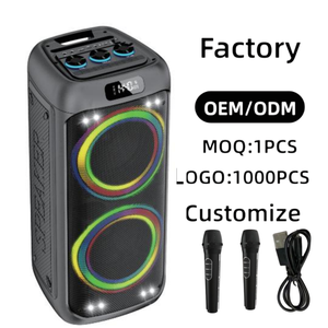 Altoparlante Karaoke ABS-8213 con Doppio Microfono, Portatile, Wireless, Stereo, Ottimizzato per Voce, Logo Personalizzato, <span class=keywords><strong>Nome</strong></span> BT Personalizzabile in 7 Giorni - Product Image 1