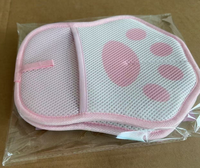 Gant de toilettage pour animaux de compagnie en tissu de luxe de haute qualité pour chiens et chats, nettoyage antistatique doux, élimination efficace des poils et des peluches
