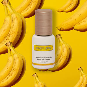 Pinky Leem Latex 1 Second <b>Waterproof</b> Low Humidity Banana Scented Glue <b>for</b> Eyelash Extension Korea Strong Lash Adhesive Glue - Product Image 4