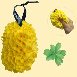 Esponja de baño con forma de panal, Bola de ducha espumosa, esponja de mar para fregar el cuerpo - Product Image 6