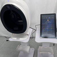 Analyseur de peau 3D professionnel, machine d'analyse de la peau du visage numérique AI 3D, machine de diagnostic pour salon de beauté