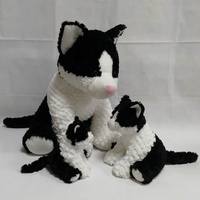 OEM/ODM Usine chinoise personnalisée Vente en gros Mode peluche douce de haute qualité 8 pouces chat assis mignon