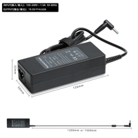 Adaptateur secteur 19.5V 4.62A 4.5*3.0mm chargeur universel pour ordinateur portable pour HP 709986-003 Envy TouchSmart M6 M7 15-j 17-j 17t
